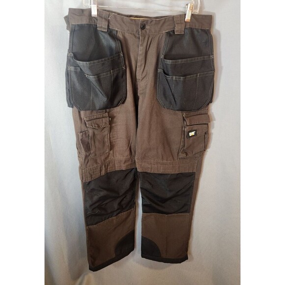 Caterpillar CAT‎ C 172 Trademark Pants Size 36/31  Brown/Black Color - Picture 1 of 6